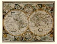 John Speed Antieke Wereldkaart - 1651
