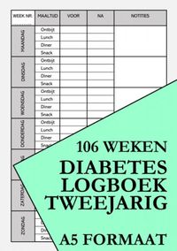 Bloedsuiker Planner en Diabetes Logboek - Tweejarig door Diabetes Logboek